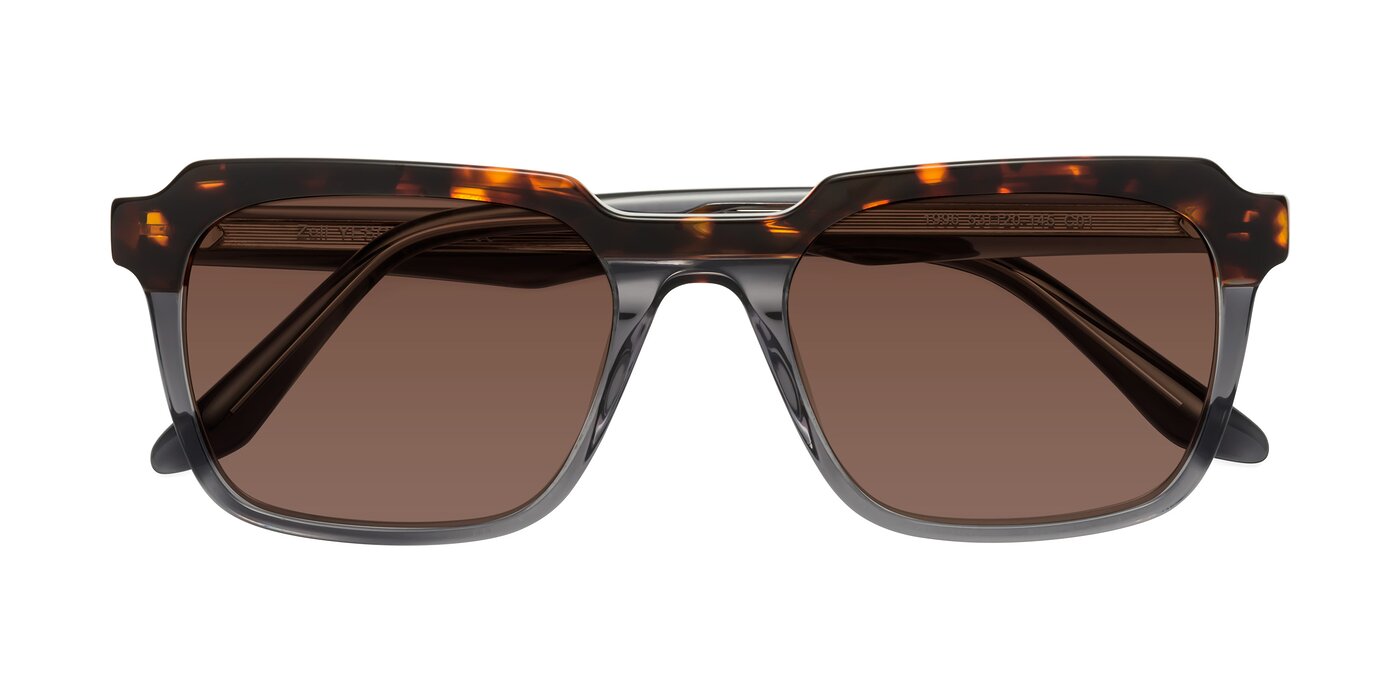 Zell - Tortoise/Gray Tinted Sunglasses