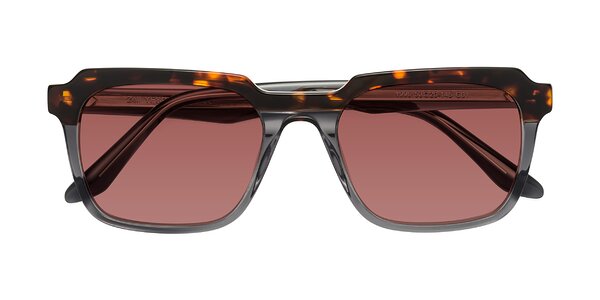 Front of Zell in Tortoise/Gray