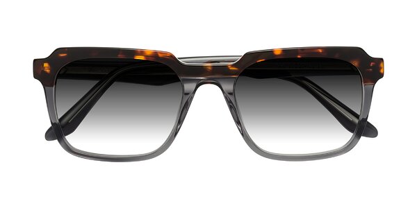 Front of Zell in Tortoise/Gray