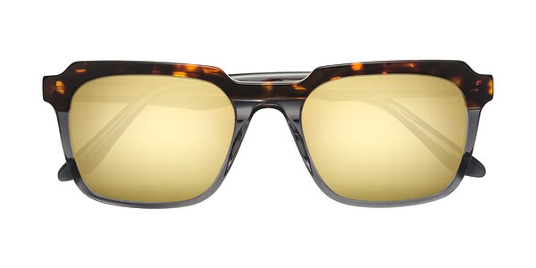 Front of Zell in Tortoise/Gray