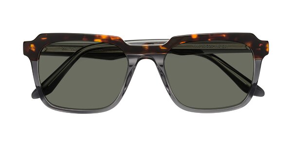 Front of Zell in Tortoise/Gray