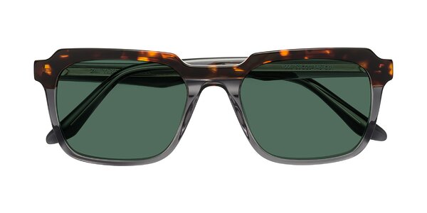 Front of Zell in Tortoise/Gray