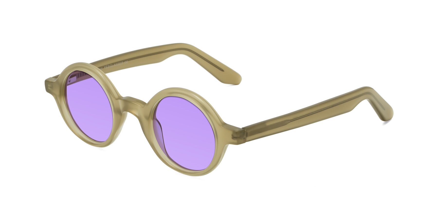 Angle of School in Sand with Medium Purple Tinted Lenses