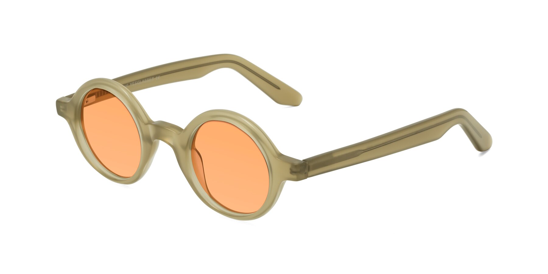 Angle of School in Sand with Medium Orange Tinted Lenses