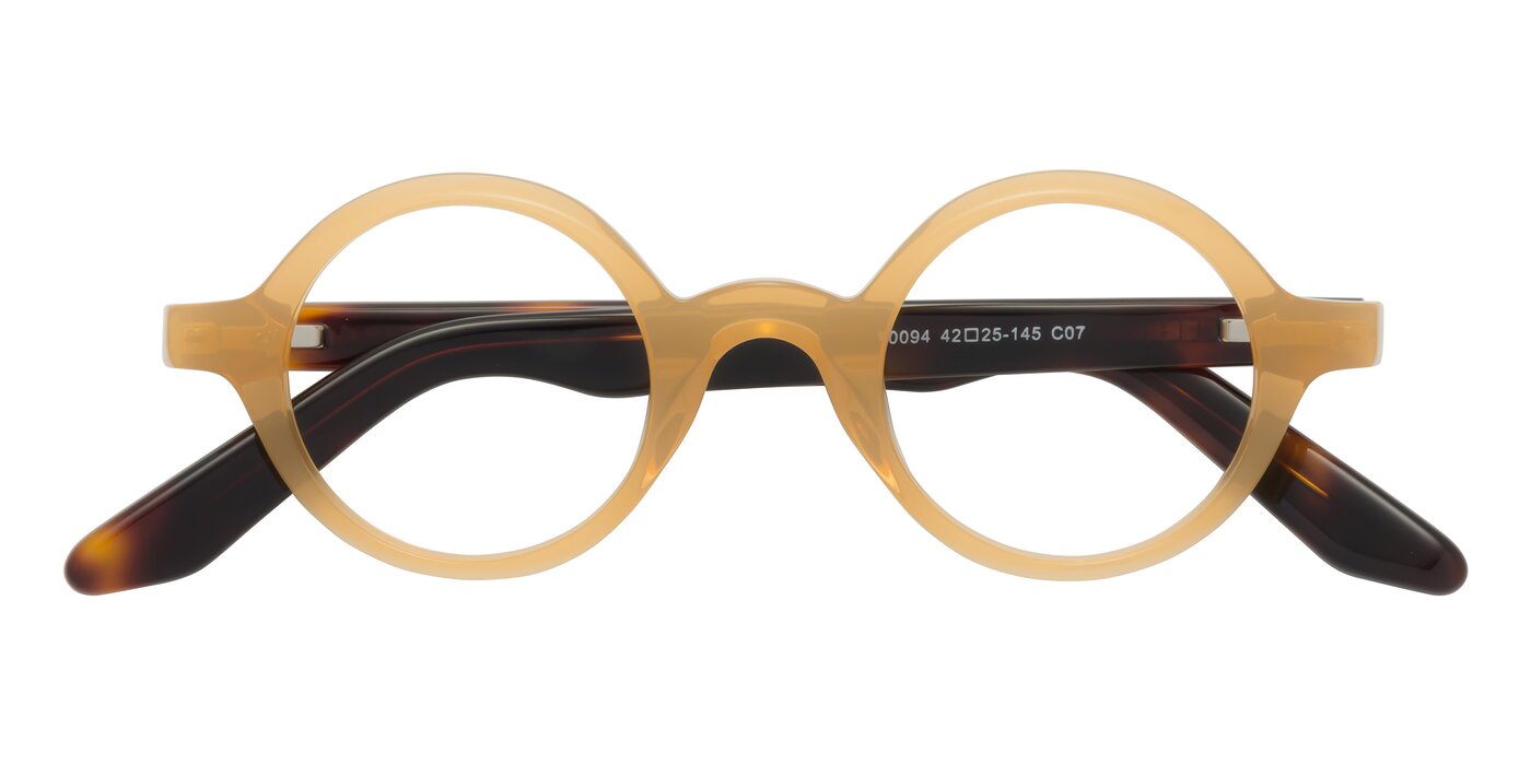 School - Light Orange Eyeglasses