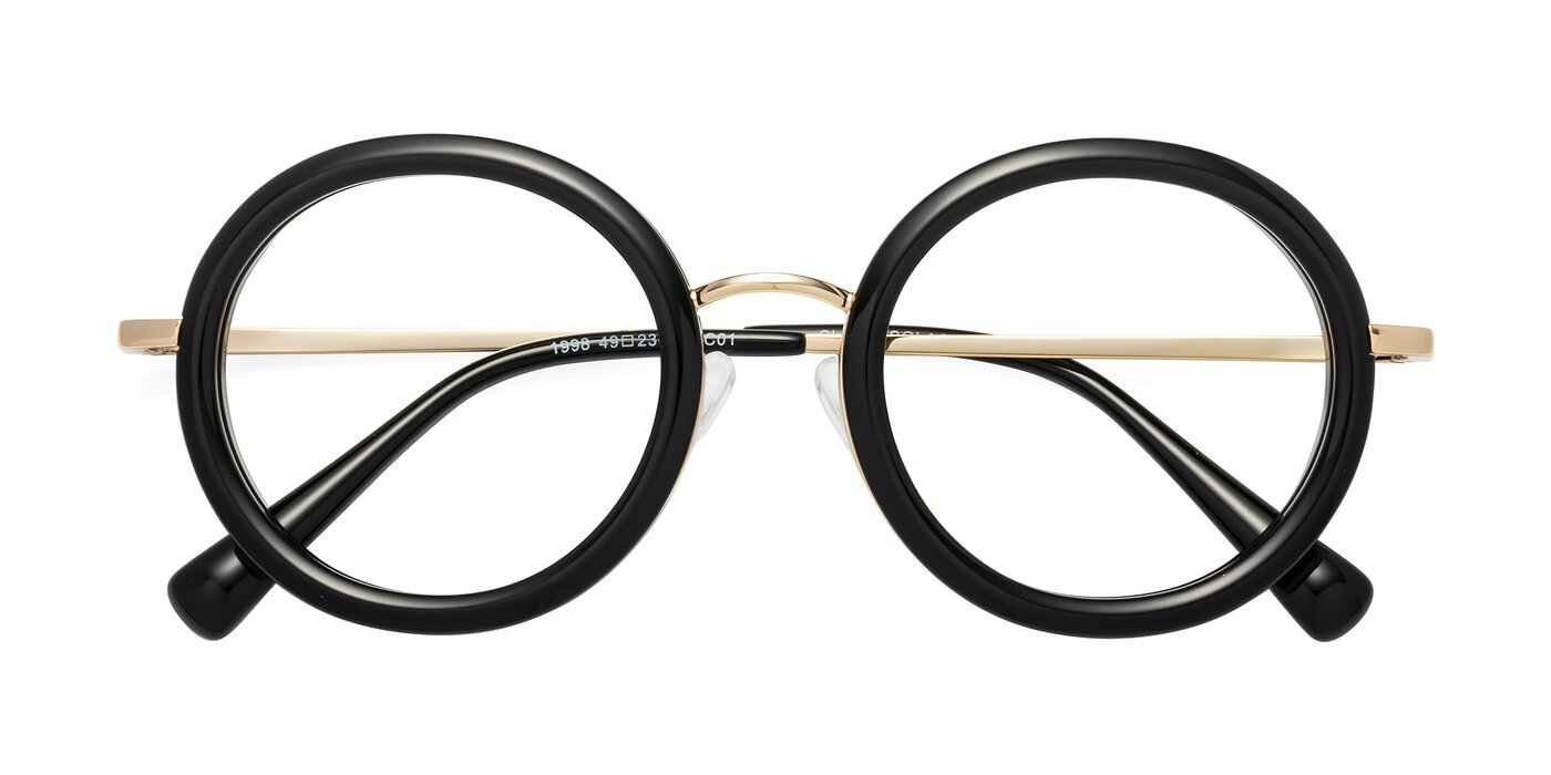 Club - Black / Gold Eyeglasses