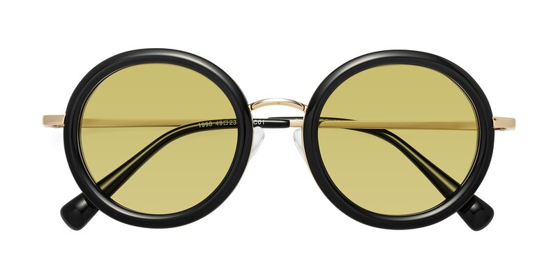 Club - Black / Gold Tinted Sunglasses