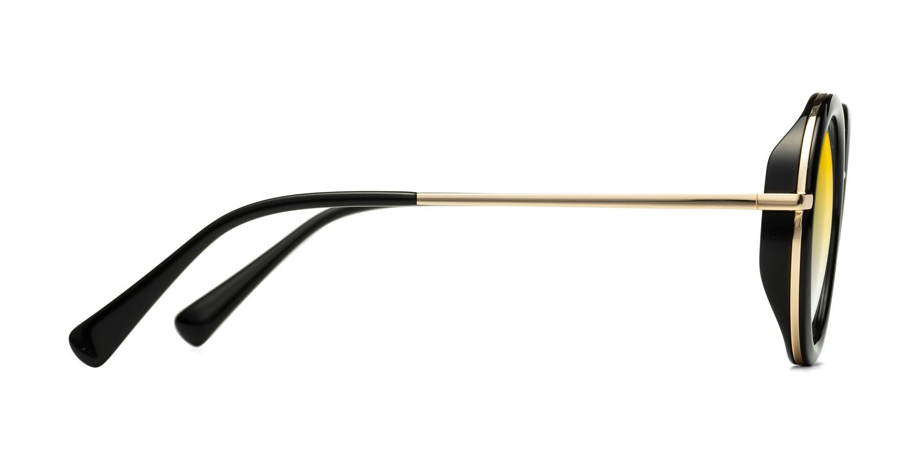 Side of Club in Black-Gold with Yellow Gradient Lenses