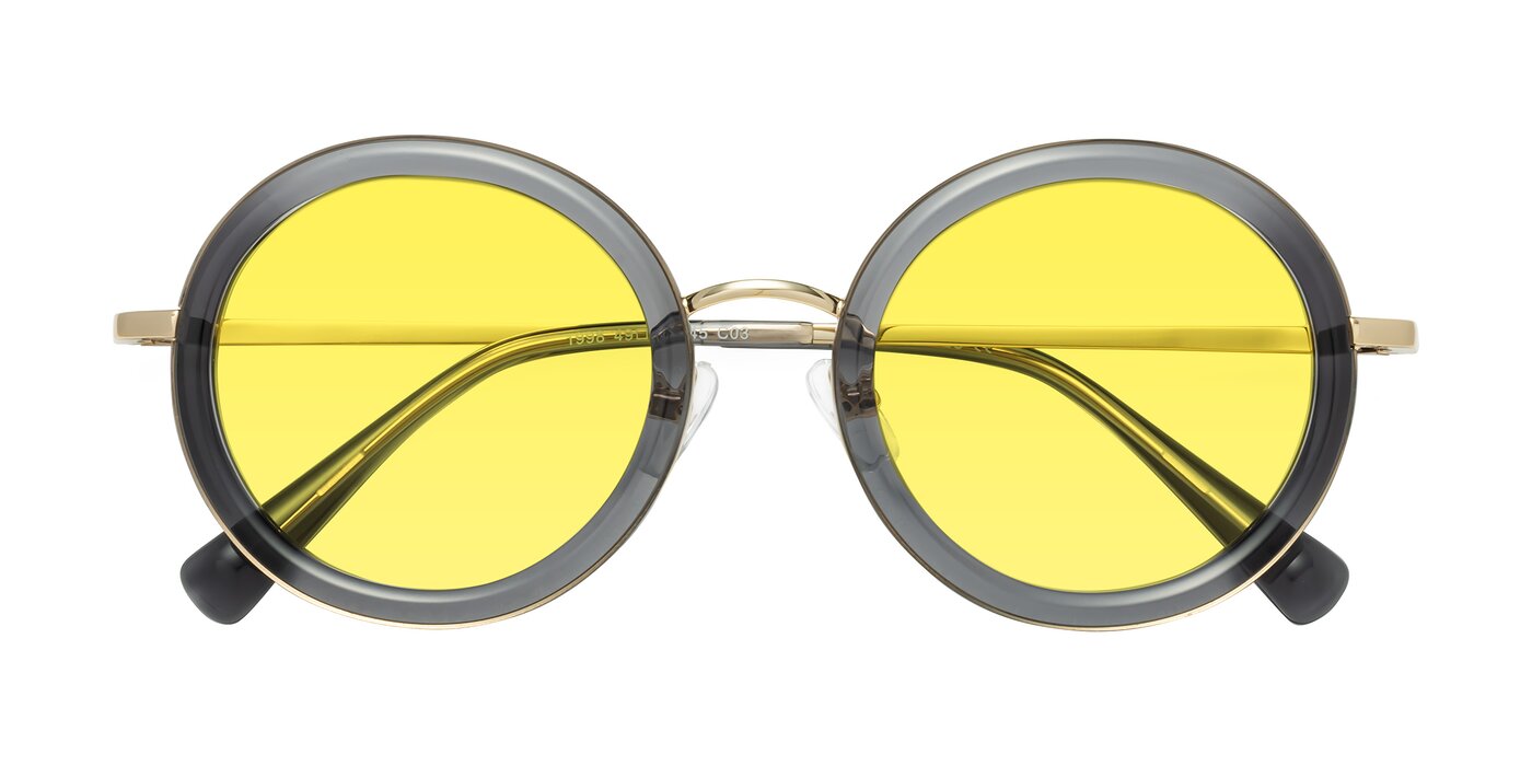 Club - Gray / Gold Tinted Sunglasses