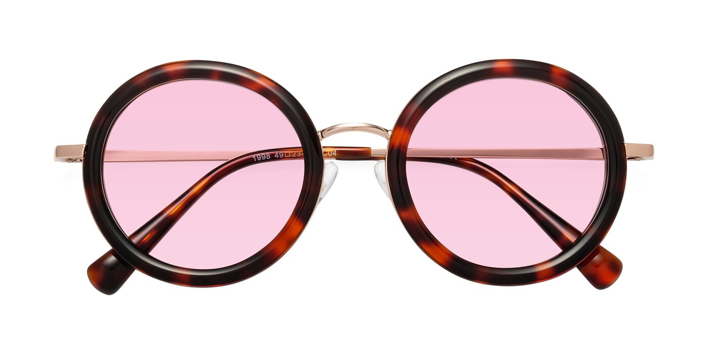 Club - Tortoise / Rose Gold Tinted Sunglasses