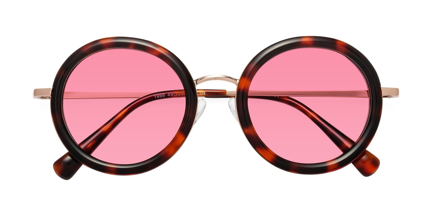 Club - Tortoise / Rose Gold Tinted Sunglasses