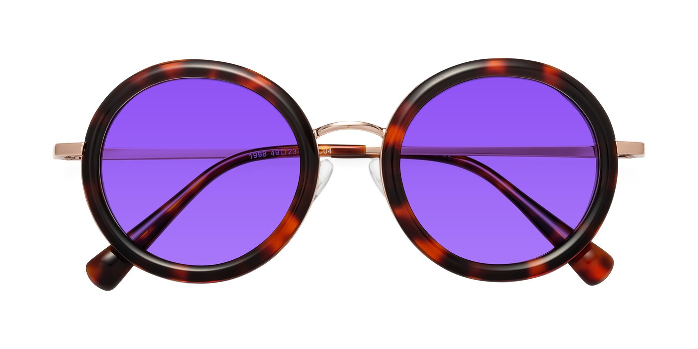 Club - Tortoise / Rose Gold Tinted Sunglasses