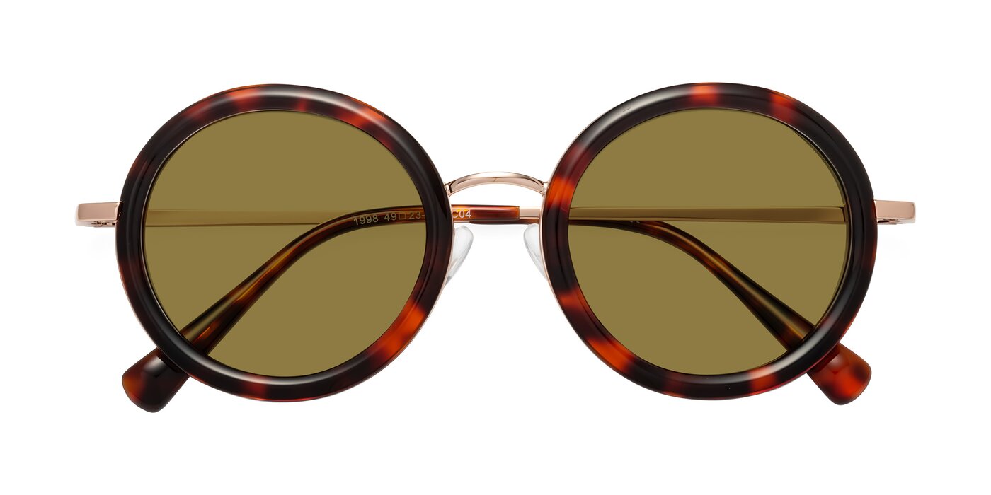 Club - Tortoise / Rose Gold Polarized Sunglasses