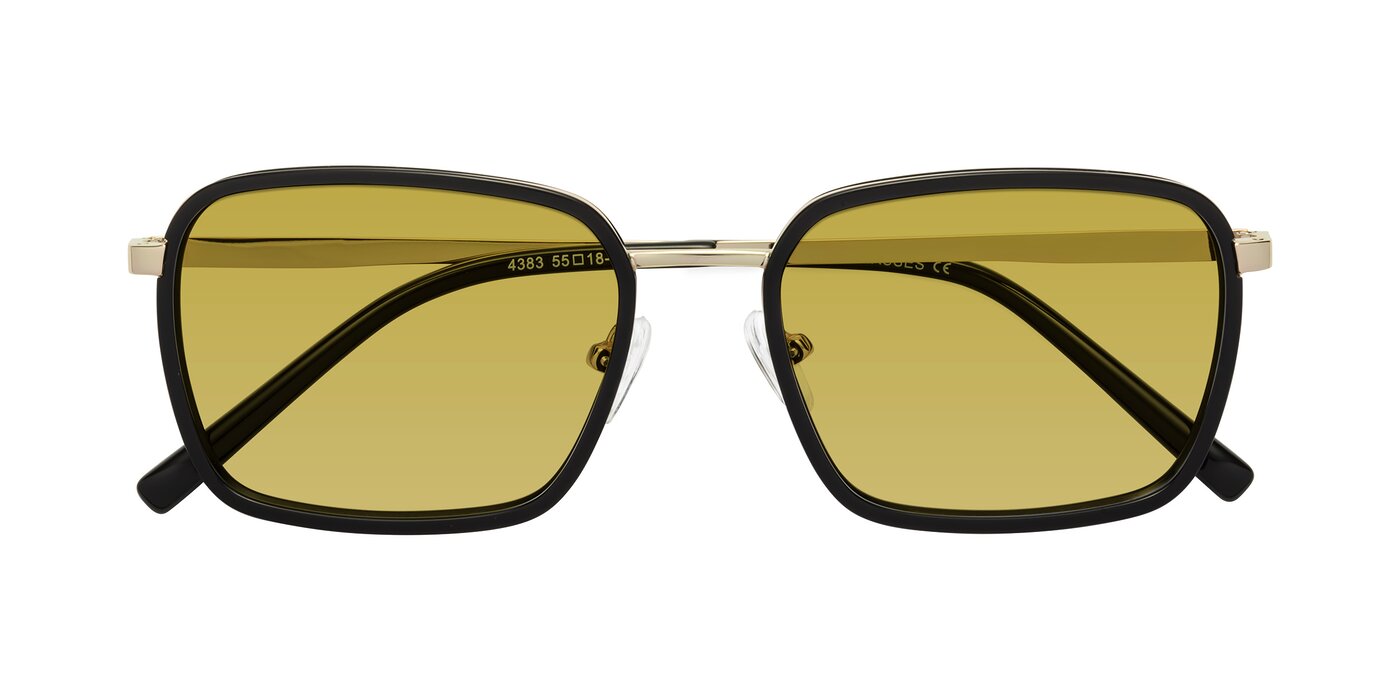 Sunflower - Black / Gold Tinted Sunglasses