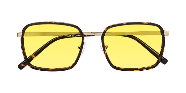 Front of Sunflower in Tortoise / Gold