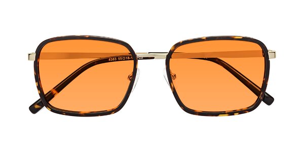 Front of Sunflower in Tortoise / Gold