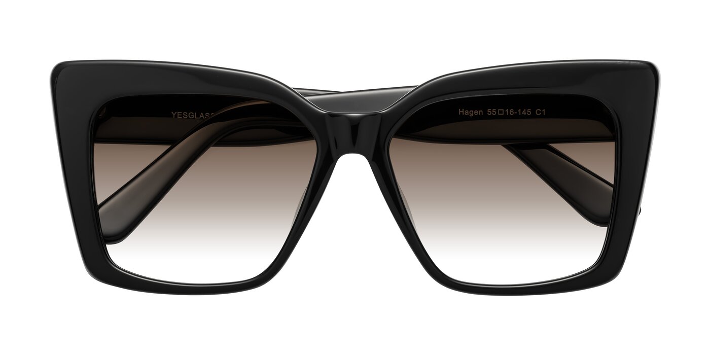 Hagen - Black Gradient Sunglasses