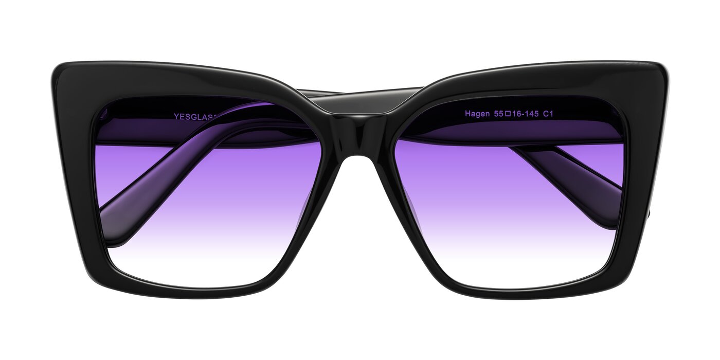 Hagen - Black Gradient Sunglasses
