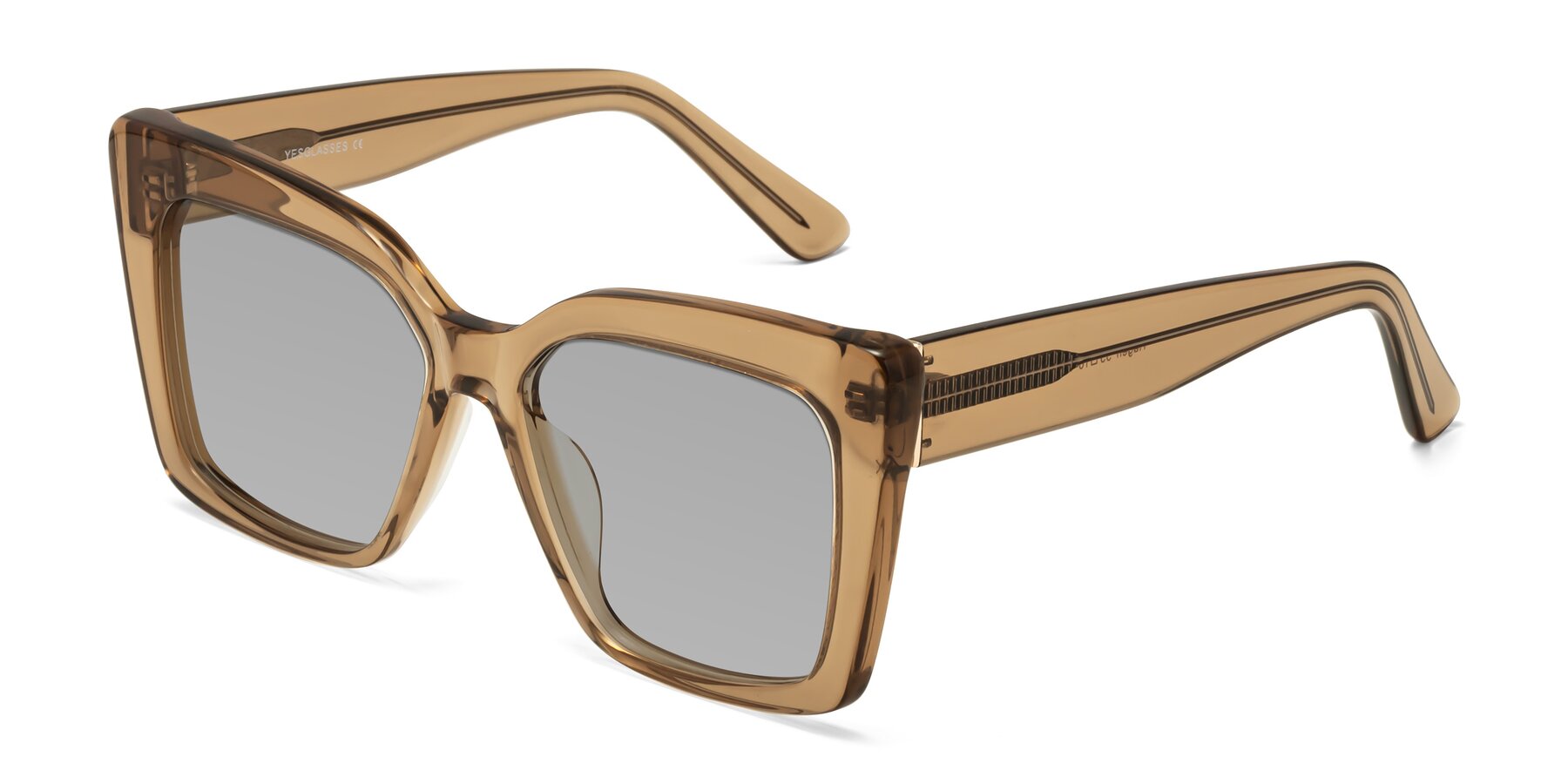 Angle of Hagen in Translucent Brown with Light Gray Tinted Lenses