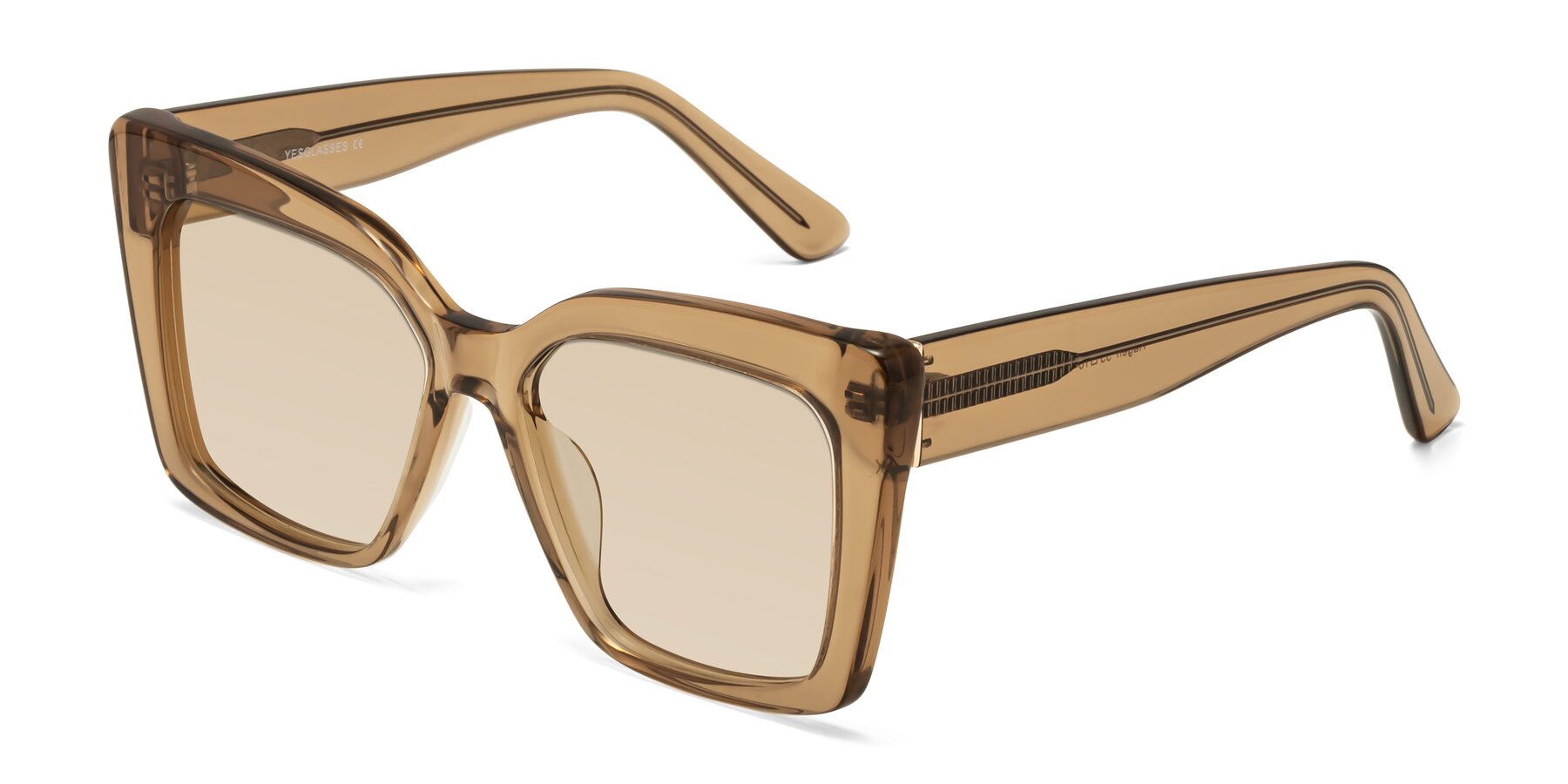 Angle of Hagen in Translucent Brown with Light Brown Tinted Lenses