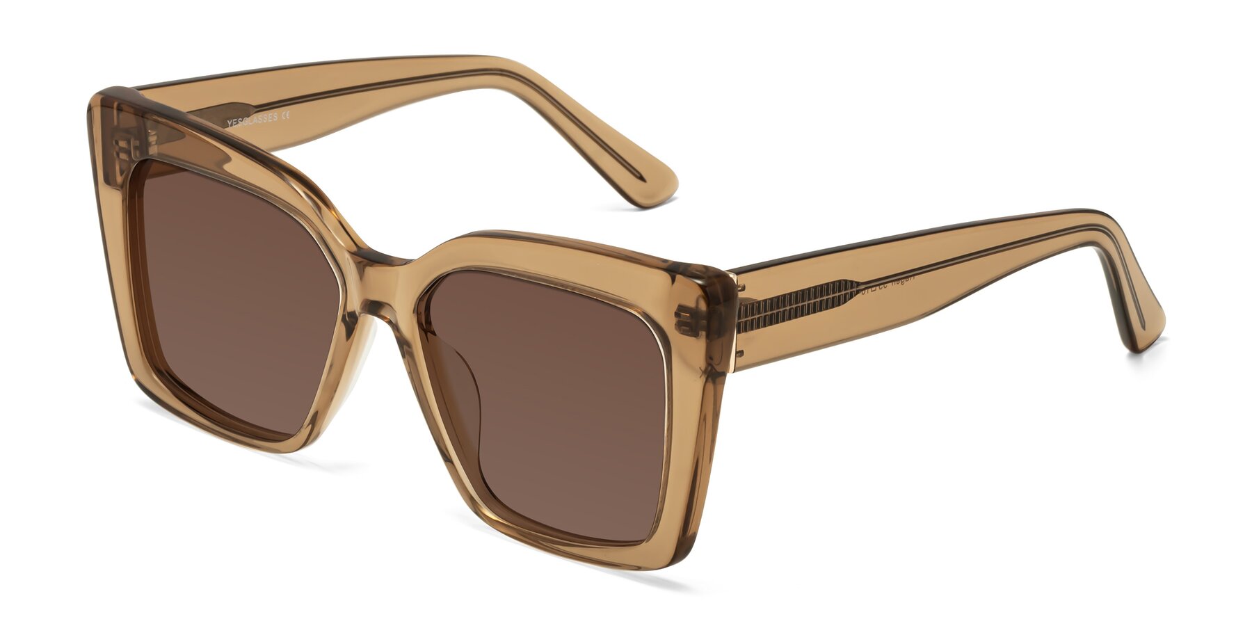 Angle of Hagen in Translucent Brown with Brown Tinted Lenses
