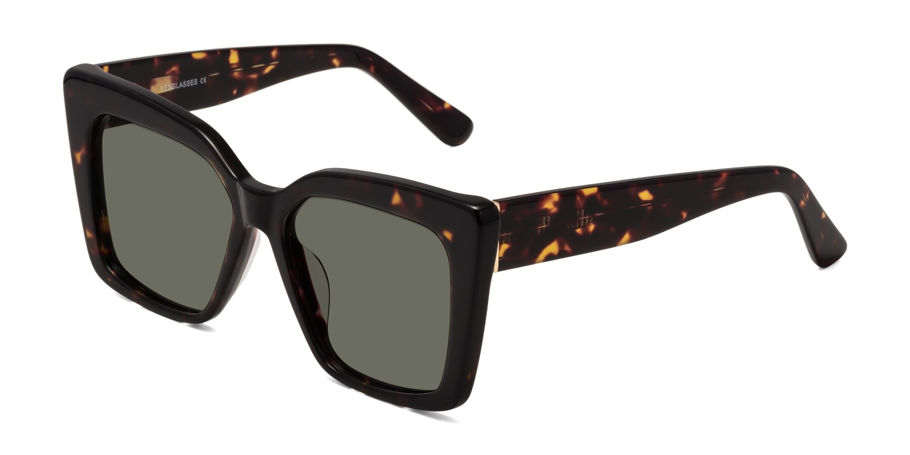 Angle of Hagen in Tortoise with Gray Polarized Lenses