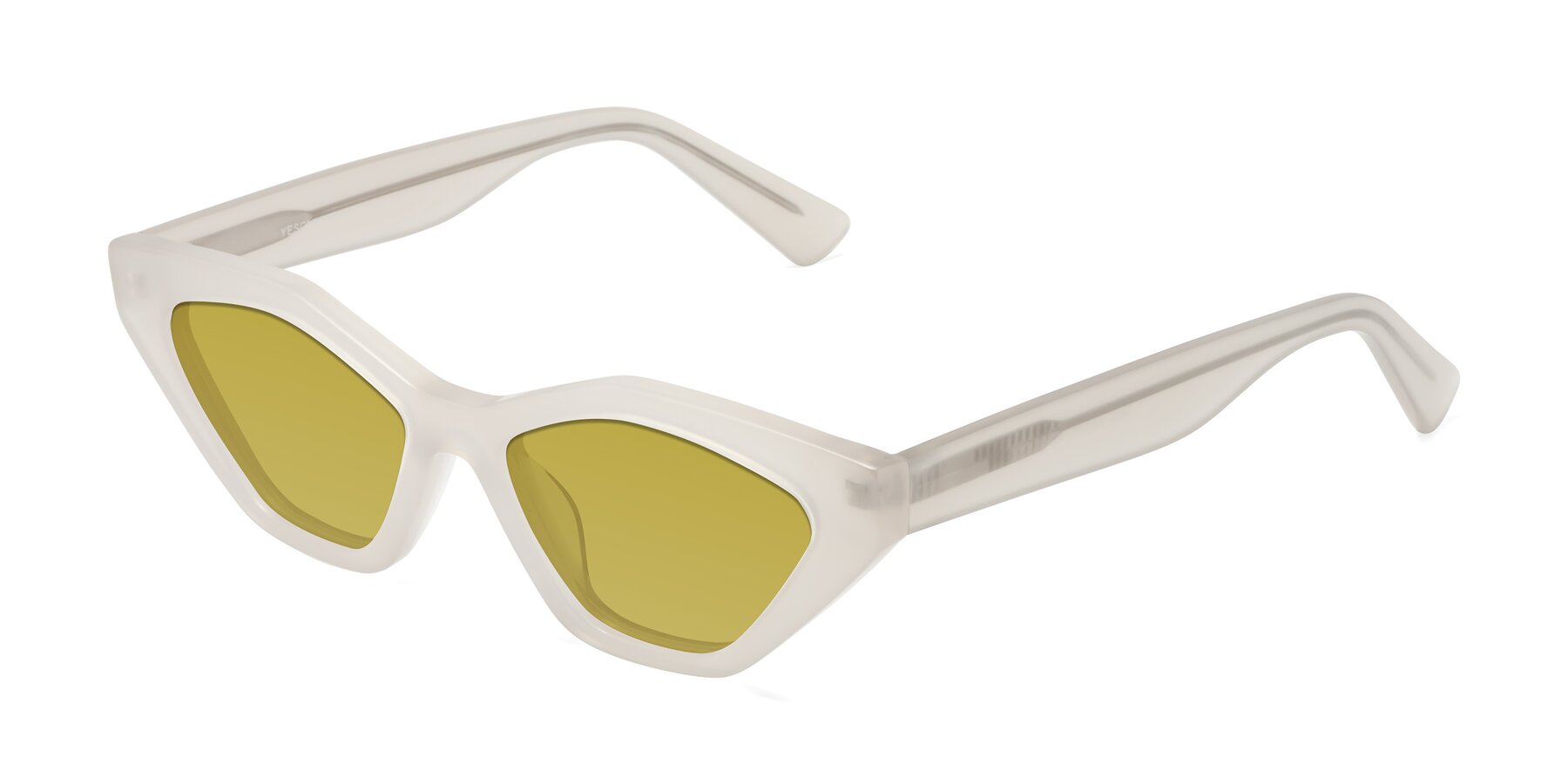 Angle of Riley in Beige with Champagne Tinted Lenses