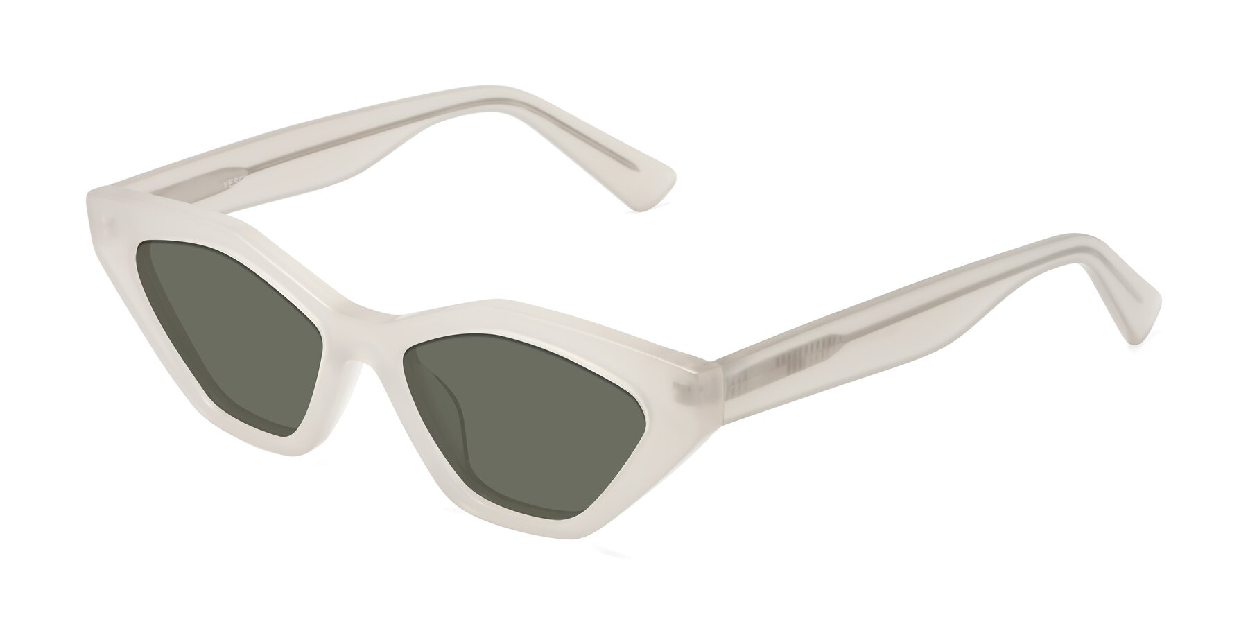 Angle of Riley in Beige with Gray Polarized Lenses