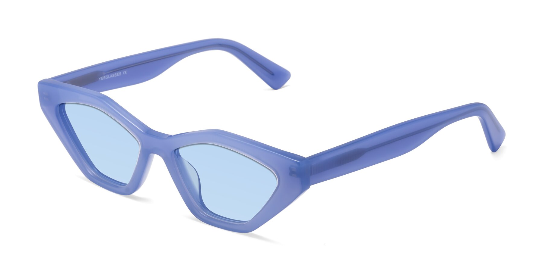 Angle of Riley in Sky Blue with Light Blue Tinted Lenses