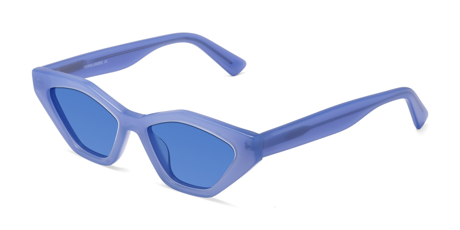 Angle of Riley in Sky Blue with Blue Tinted Lenses
