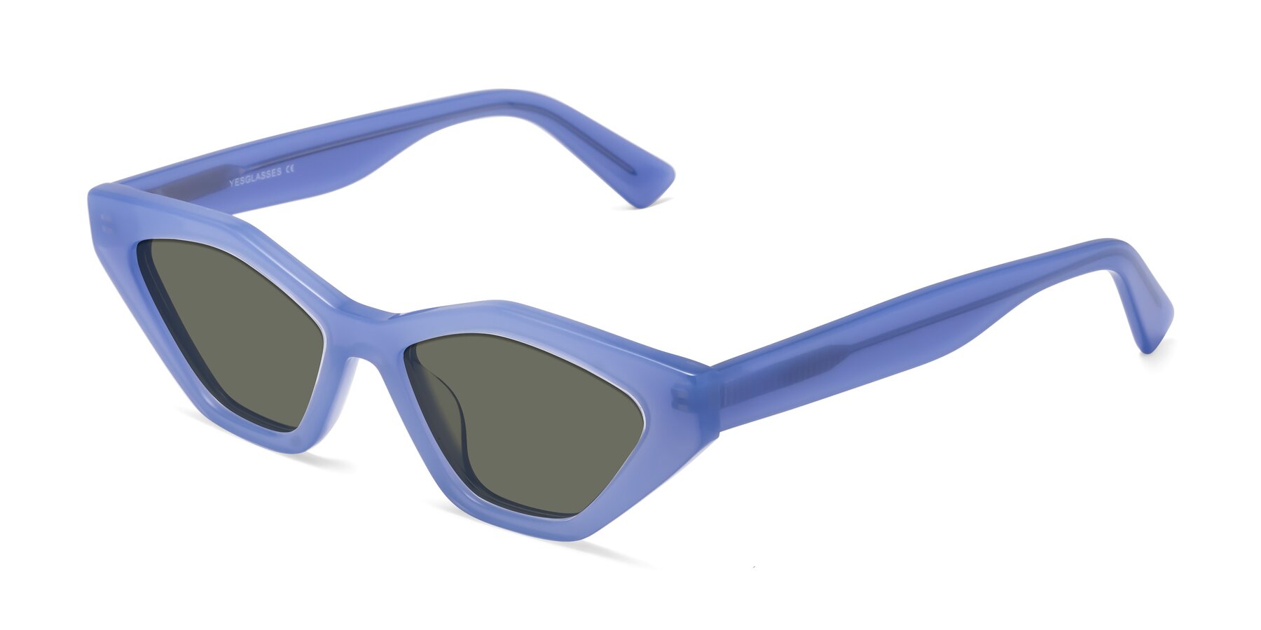 Angle of Riley in Sky Blue with Gray Polarized Lenses