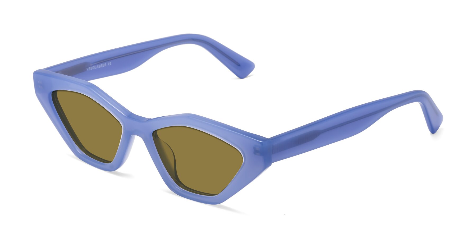Angle of Riley in Sky Blue with Brown Polarized Lenses
