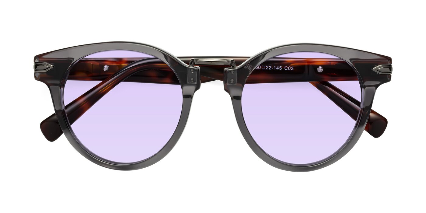 Alfonso - Gray/Tortoise Tinted Sunglasses