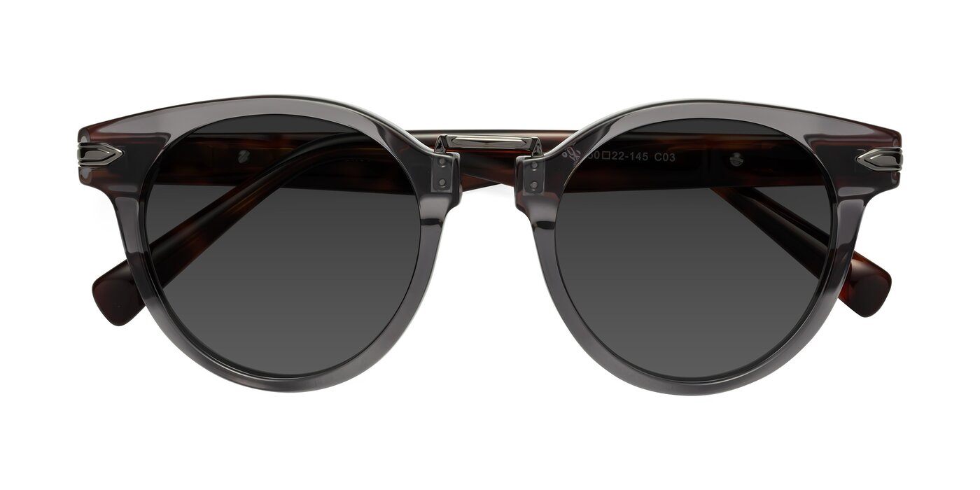 Alfonso - Gray/Tortoise Tinted Sunglasses