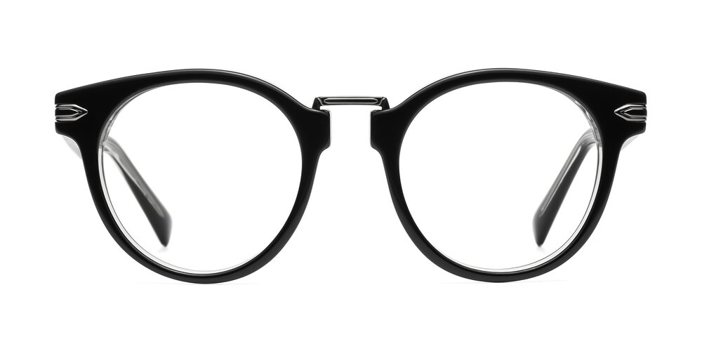 Alfonso - Black/Clear Eyeglasses