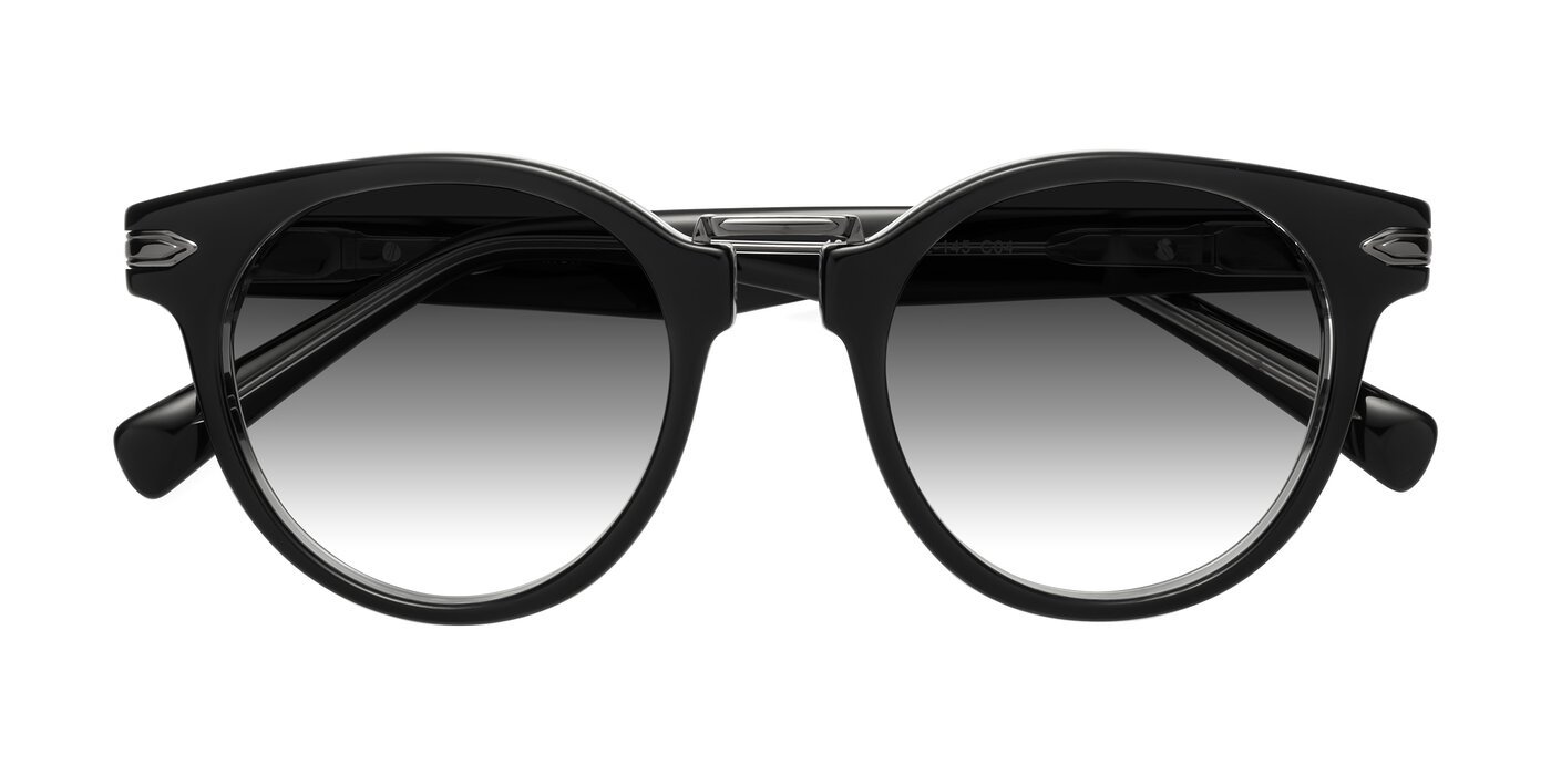 Alfonso - Black/Clear Gradient Sunglasses