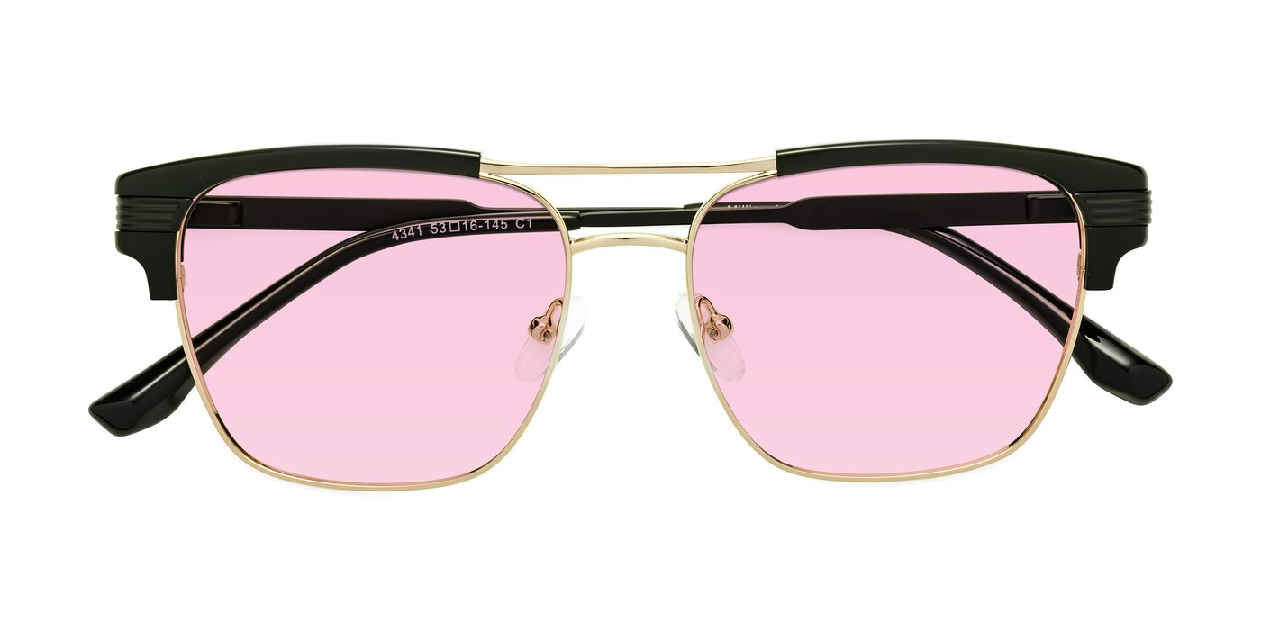 Millionaire - Black / Gold Tinted Sunglasses