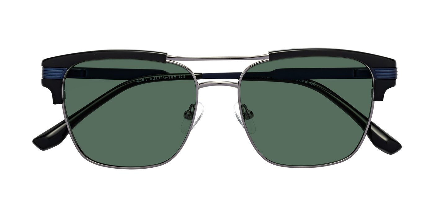 Millionaire - Black / Gunmetal Polarized Sunglasses