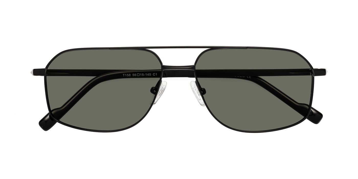 Perine - Black Polarized Sunglasses
