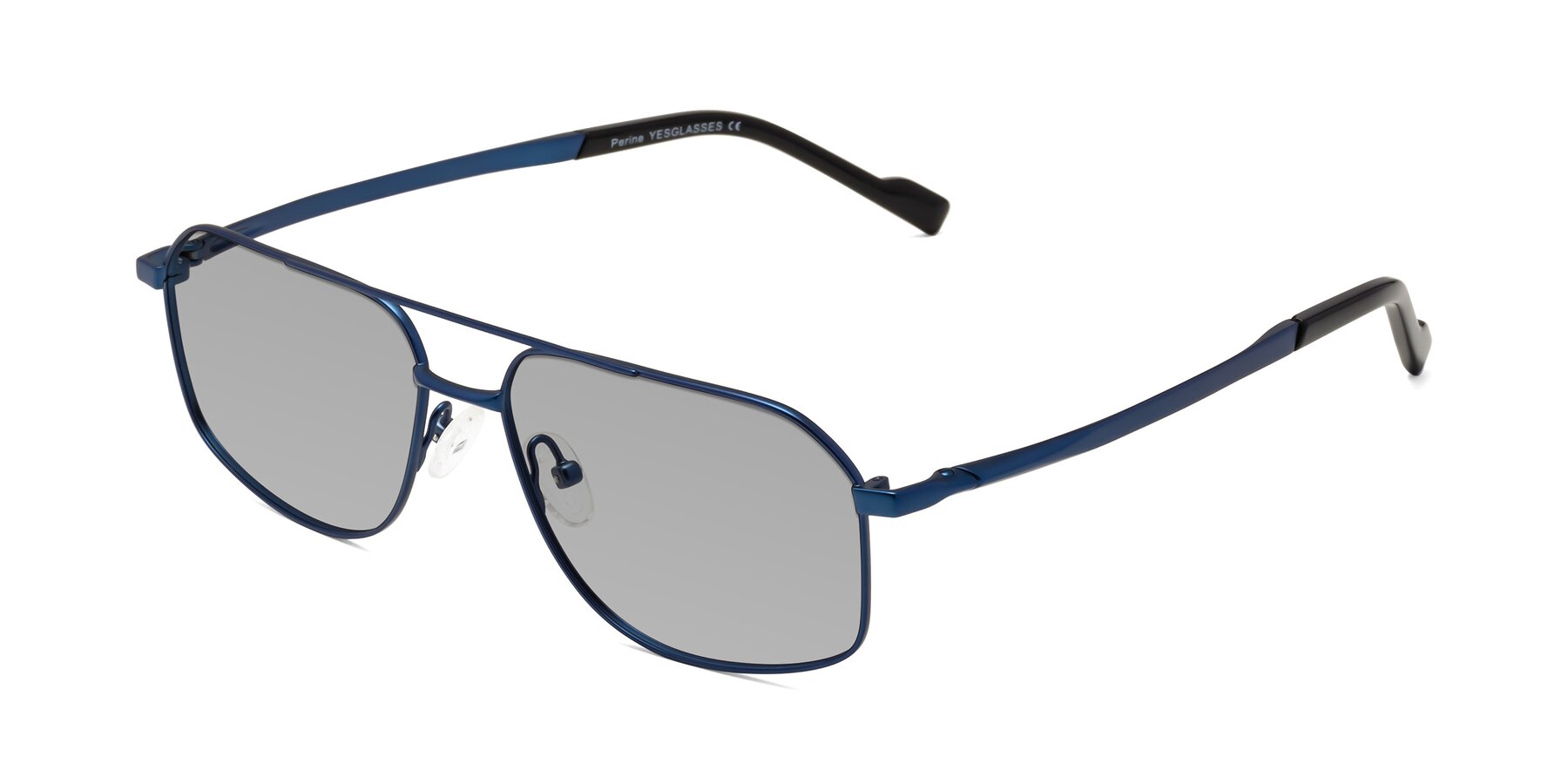 Angle of Perine in Blue with Light Gray Tinted Lenses