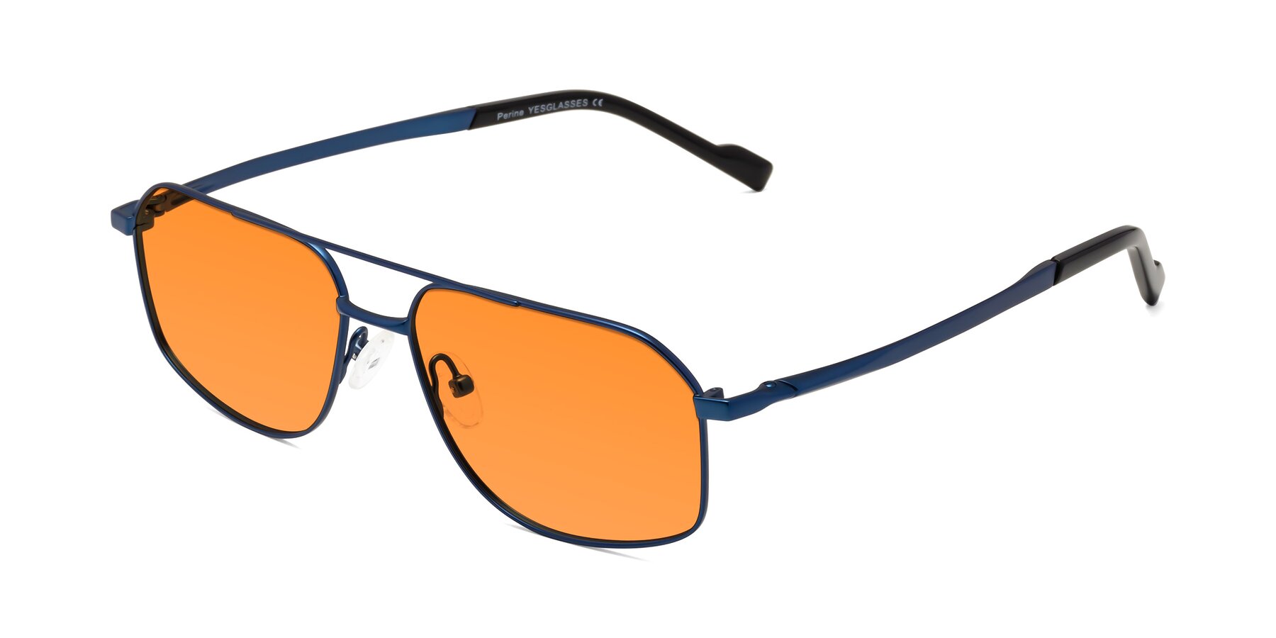 Angle of Perine in Blue with Orange Tinted Lenses