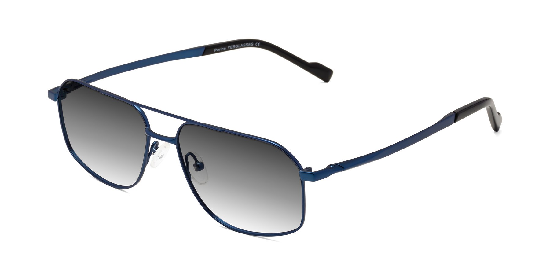 Angle of Perine in Blue with Gray Gradient Lenses