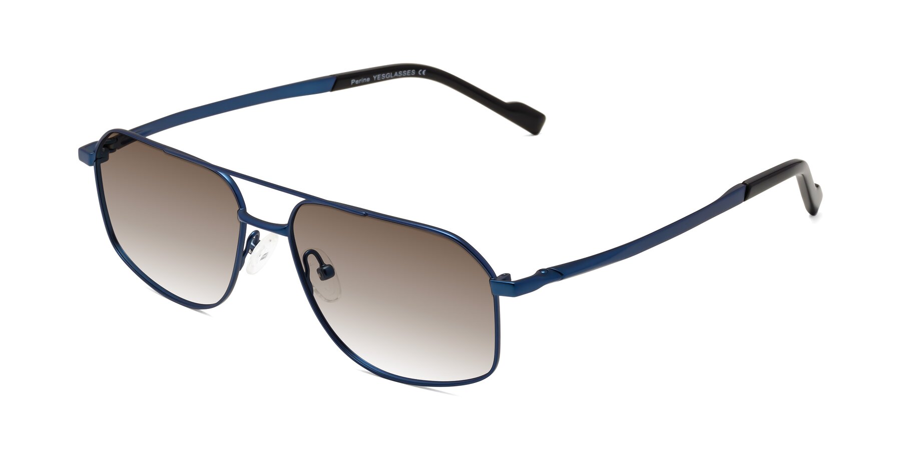 Angle of Perine in Blue with Brown Gradient Lenses