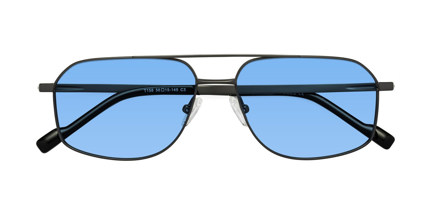 Perine - Gunmetal Tinted Sunglasses