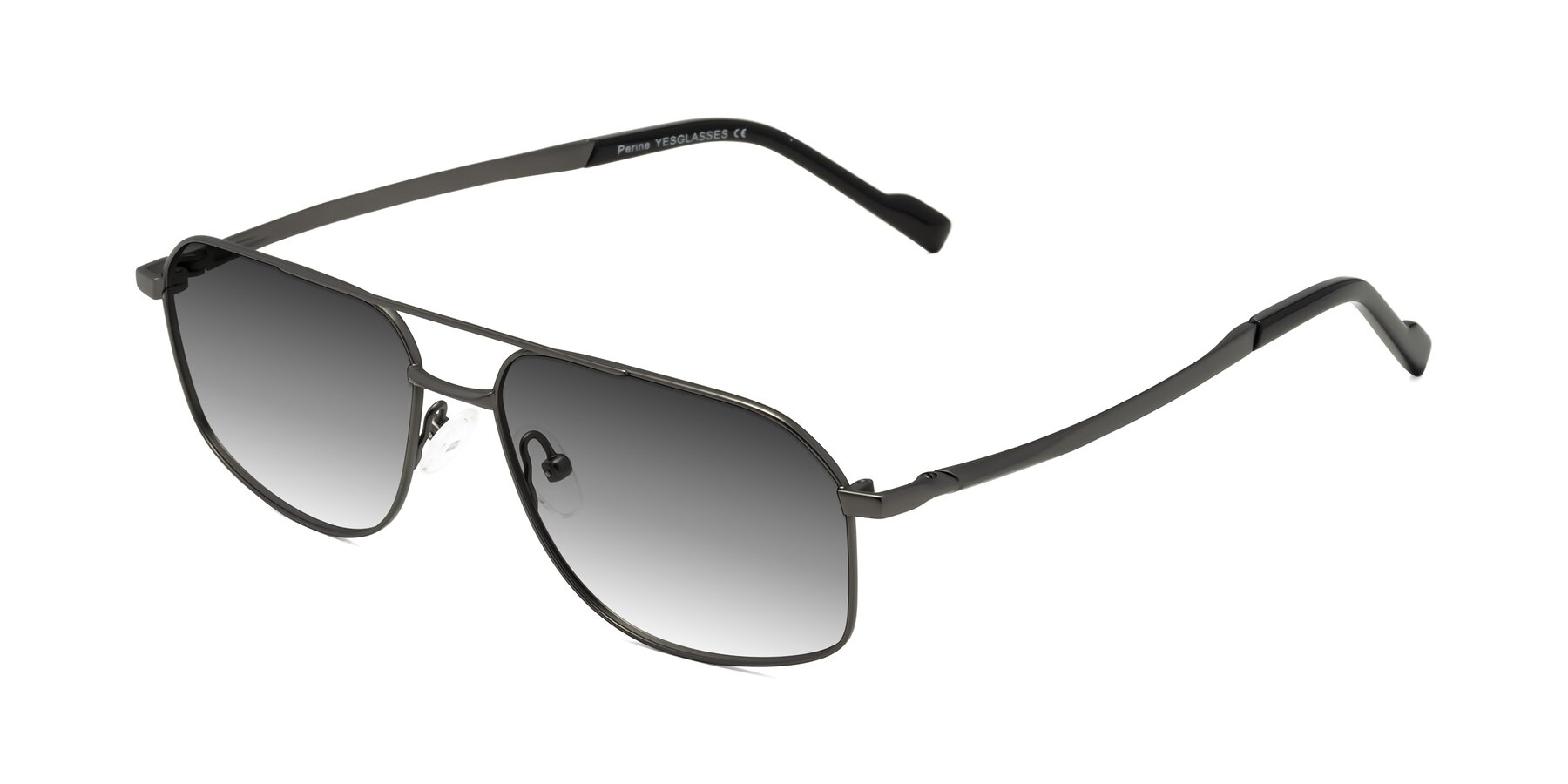 Angle of Perine in Gunmetal with Gray Gradient Lenses
