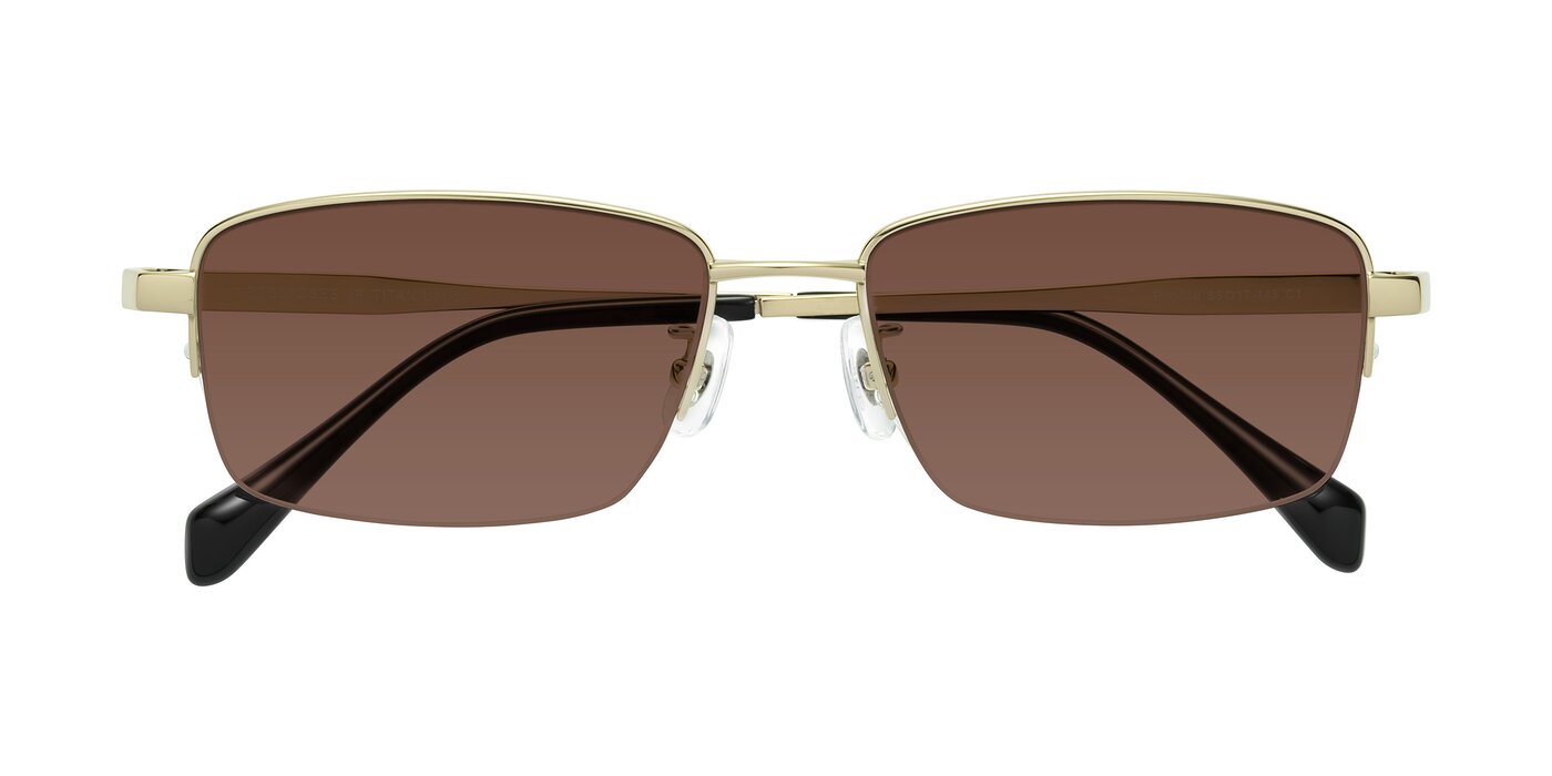 Profile - Gold Tinted Sunglasses