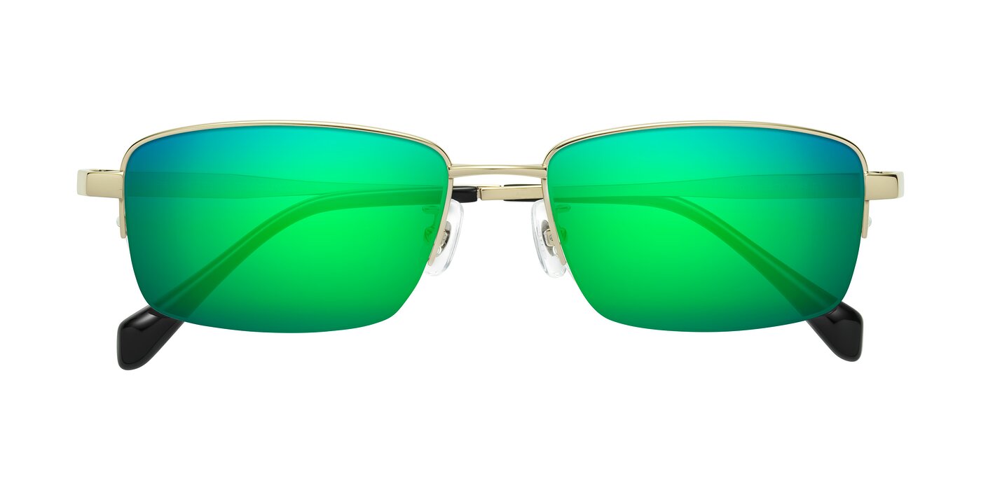 Profile - Gold Flash Mirrored Sunglasses