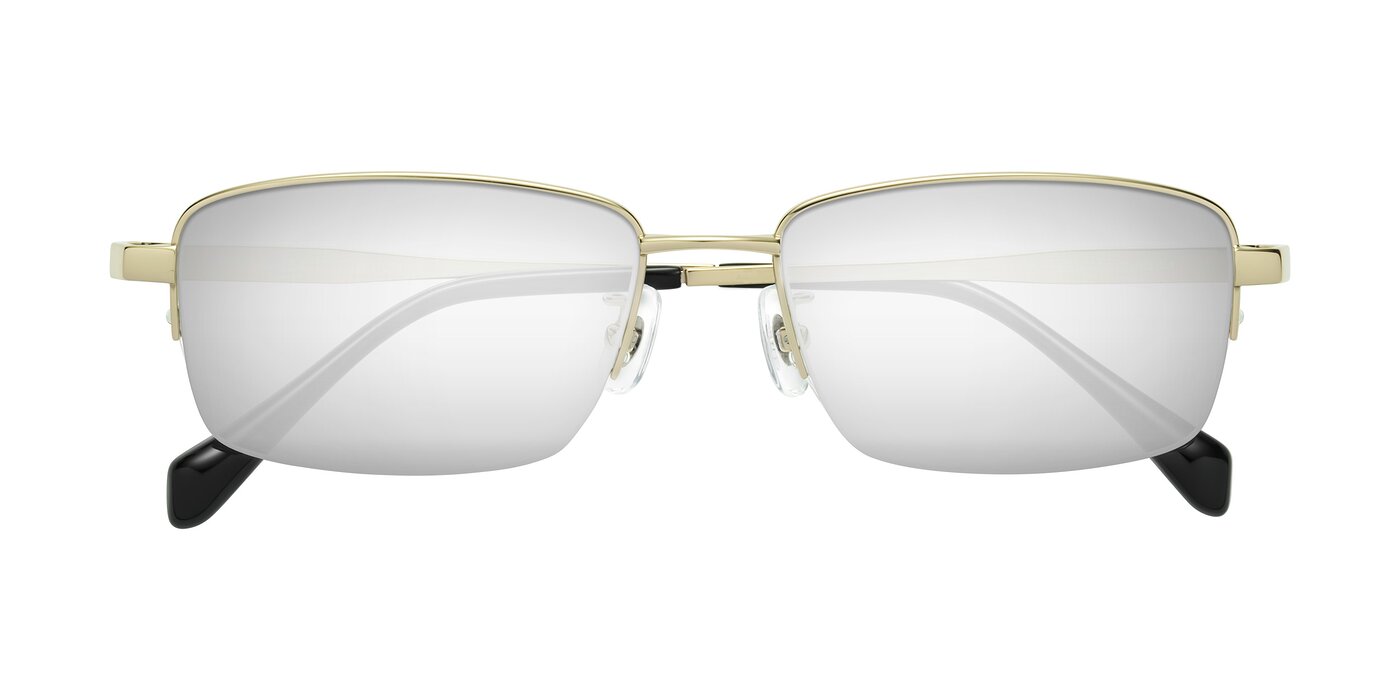 Profile - Gold Flash Mirrored Sunglasses