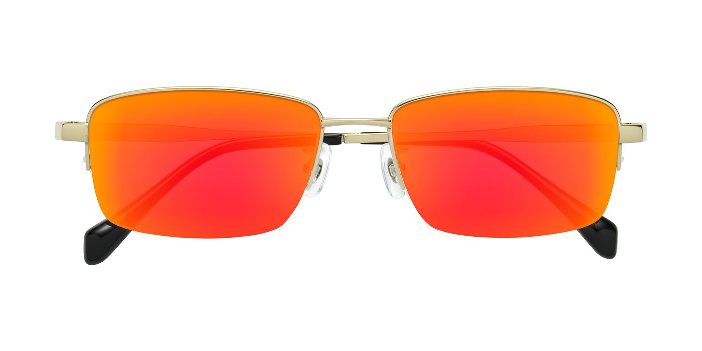 Profile - Gold Flash Mirrored Sunglasses