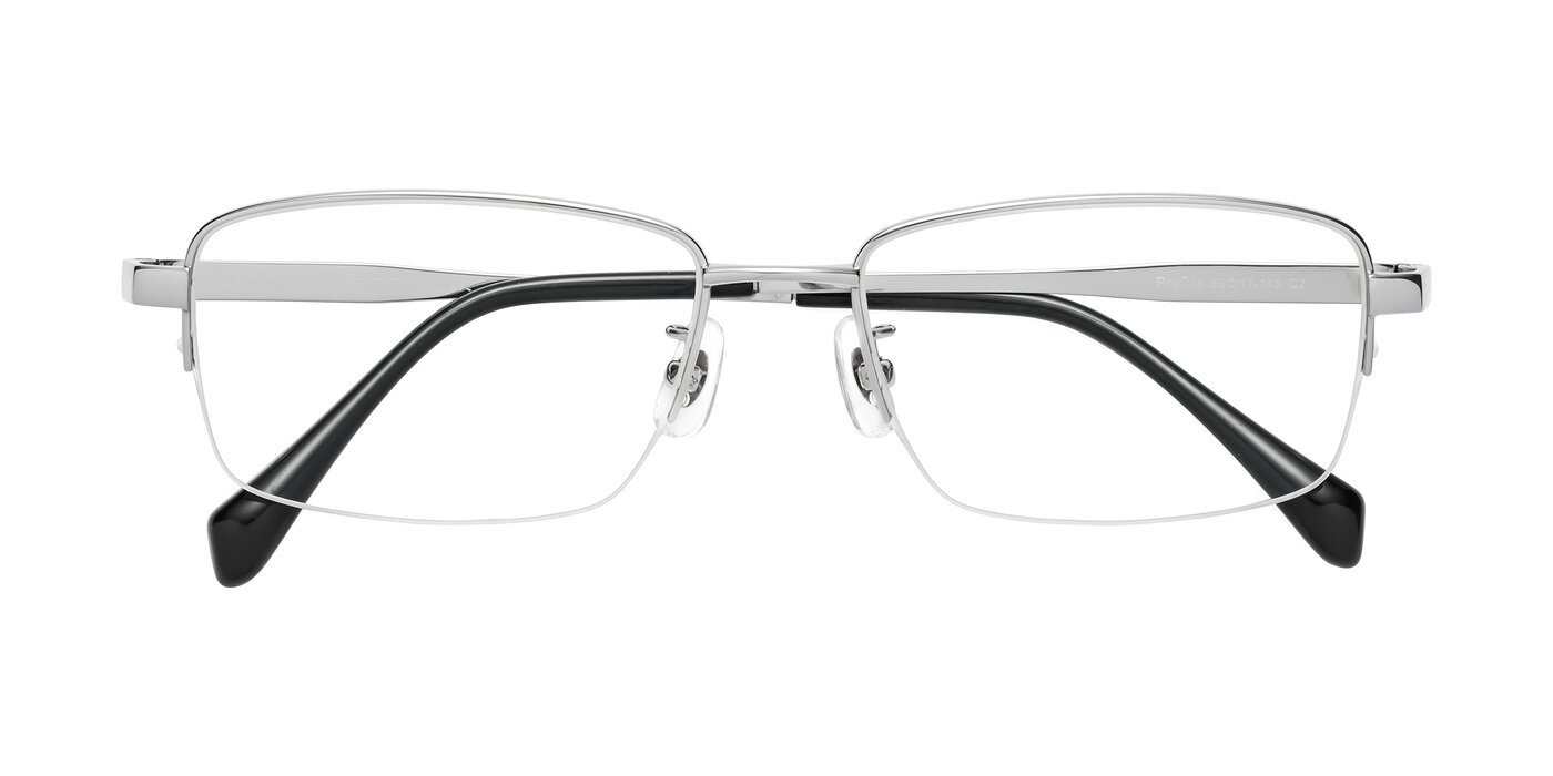 Profile - Silver Eyeglasses
